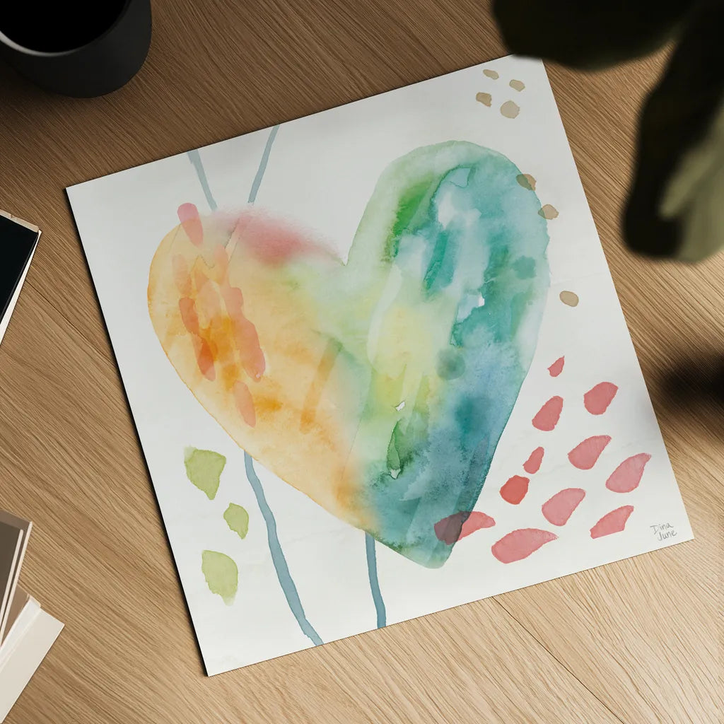 Winged Whisper VII by Dina June. Shown as a detailed flat fine art print, highlighting archival giclee quality. Available as an archival giclee rolled canvas, fine art paper, or poster print. SKU 72939a.