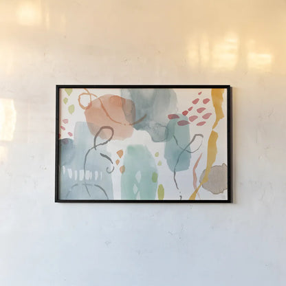 Winged Whisper VIII by Dina June. shown as a paper print in a black flame. Available as a archival giclee rolled canvas, fine art paper, or poster print. SKU 72940i.