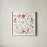 Wings and Things VIII by Dina June. Shown in a crisp white glass frame for a clean and minimalist style. Available as an archival giclee rolled canvas, fine art paper, or poster print. SKU 92864a.