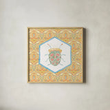 Wings and Things X by Dina June. Shown in a natural wood glass frame for a timeless modern aesthetic. Available as an archival giclee rolled canvas, fine art paper, or poster print. SKU 92866a.