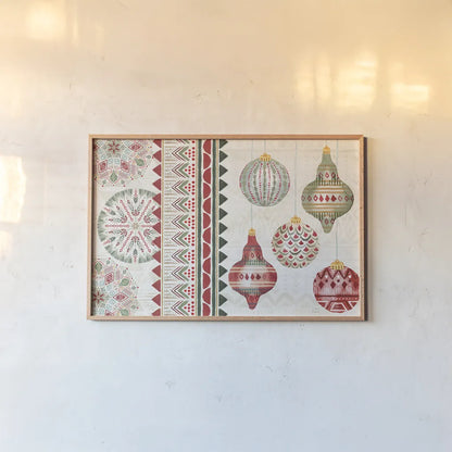 Winter Moment I by Dina June. shown as a paper print in a natural frame. Available as a archival giclee rolled canvas, fine art paper, or poster print. SKU 75243i.