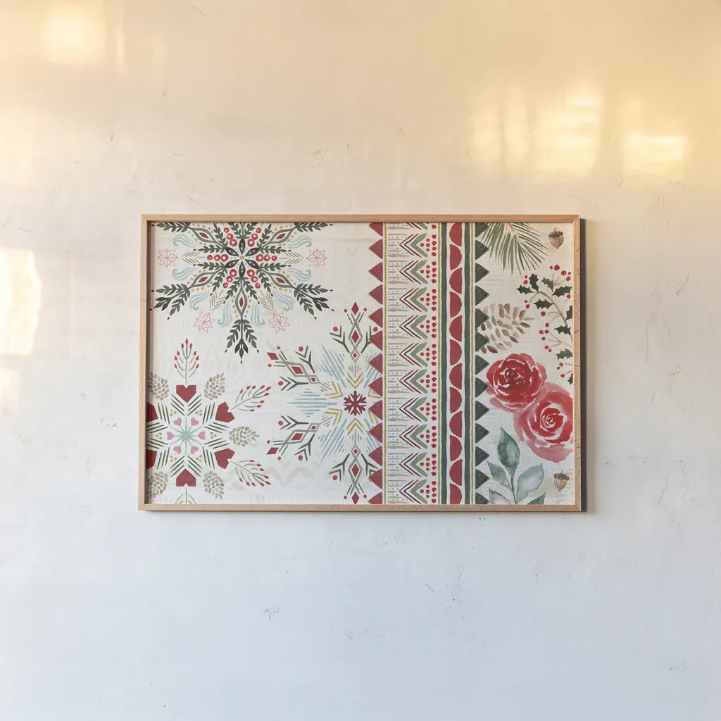 Winter Moment II by Dina June. shown as a paper print in a natural frame. Available as a archival giclee rolled canvas, fine art paper, or poster print. SKU 75244i.