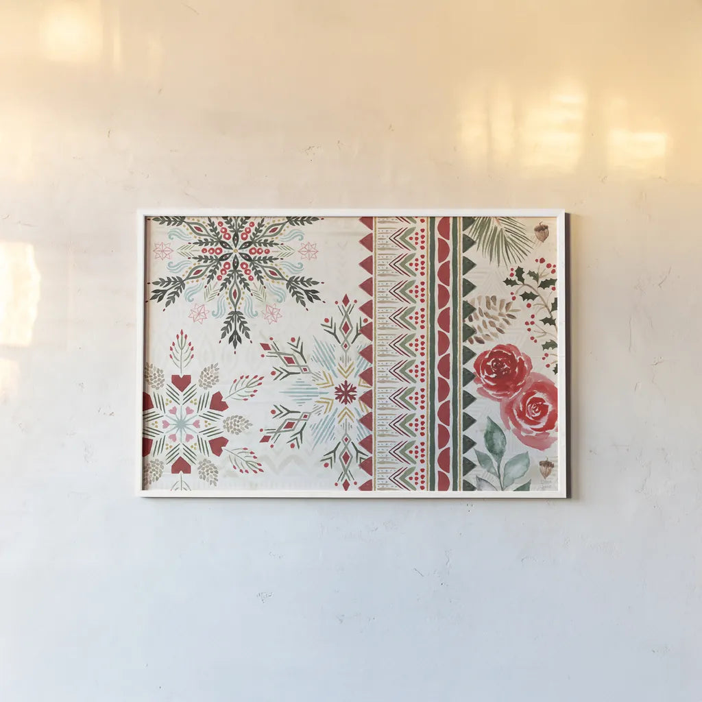 Winter Moment II by Dina June. shown as a paper print in a white frame. Available as a archival giclee rolled canvas, fine art paper, or poster print. SKU 75244i.