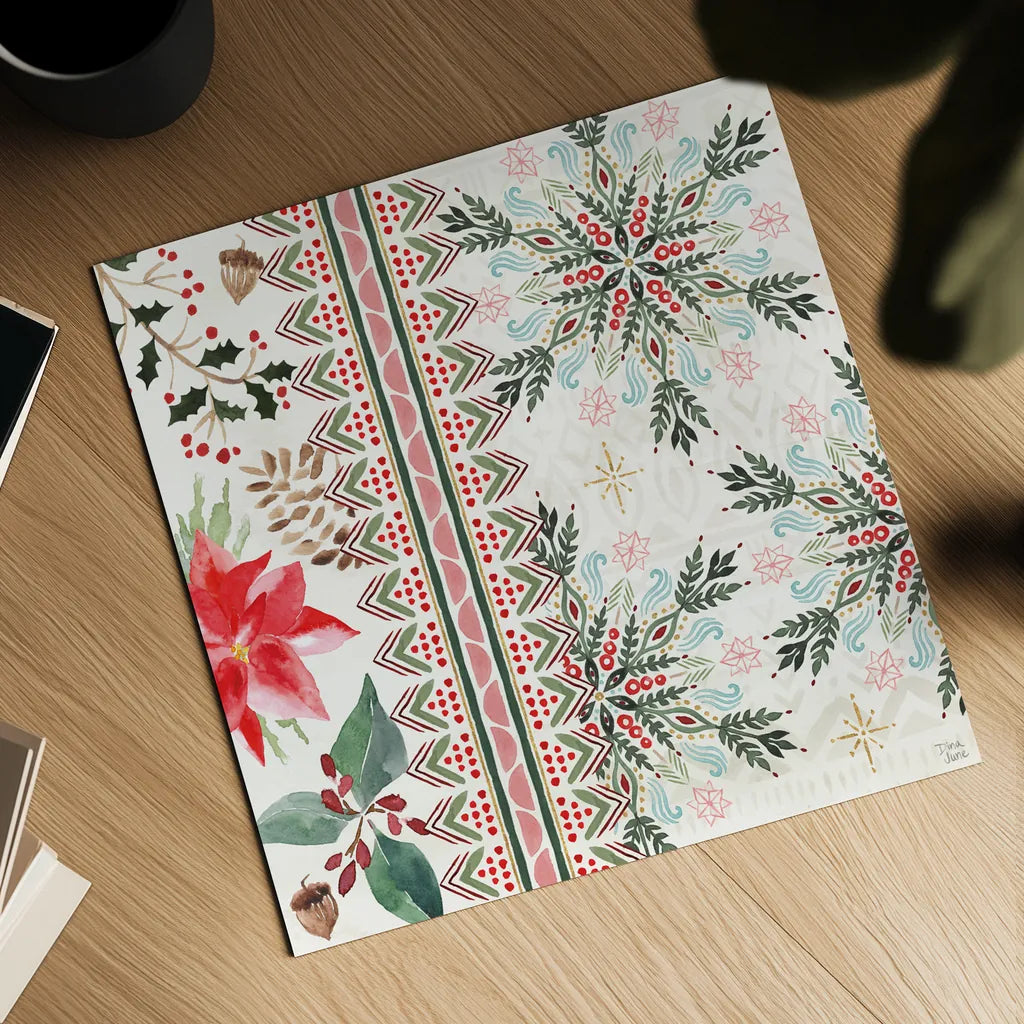 Winter Moment III by Dina June. Shown as a detailed flat fine art print, highlighting archival giclee quality. Available as an archival giclee rolled canvas, fine art paper, or poster print. SKU 75245a.