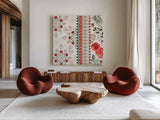 Winter Moment IV by Dina June. Shown as extra-large giant wall art in a modern living room. Available as an archival giclee rolled canvas, fine art paper, or poster print. SKU 75246a.