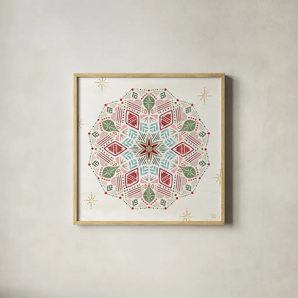 Winter Moment IX by Dina June. Shown in a natural wood glass frame for a timeless modern aesthetic. Available as an archival giclee rolled canvas, fine art paper, or poster print. SKU 75251a.