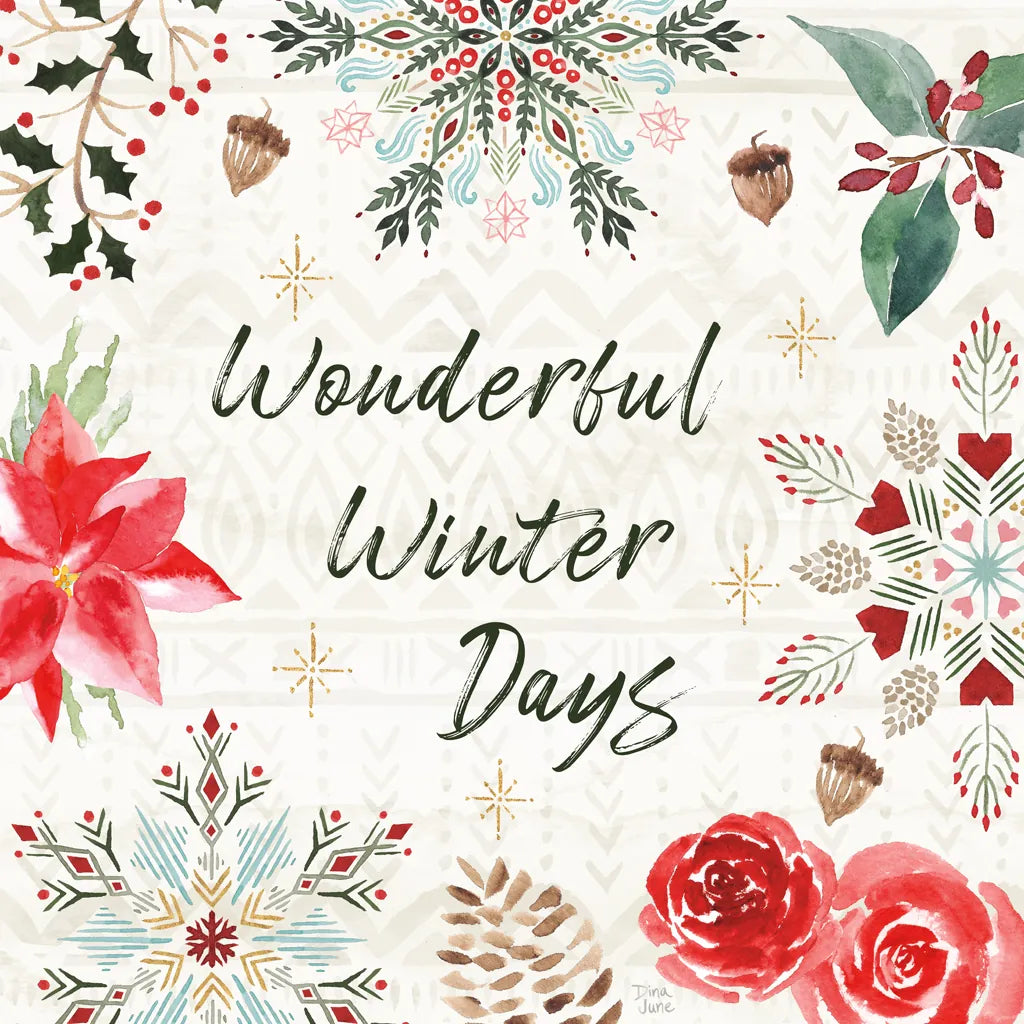 Winter Moment V by Dina June. SKU 75247a. Archival Giclee Fine art print for wall decor.