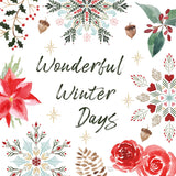 Winter Moment V on White by Dina June. SKU 75440a. Archival Giclee Fine art print for wall decor.