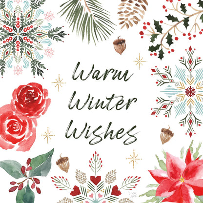 Winter Moment VI on White by Dina June. SKU 75439a. Archival Giclee Fine art print for wall decor.