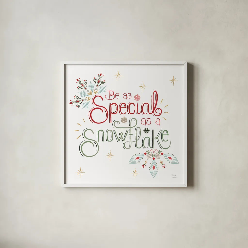 Winter Moment VII on White by Dina June. Shown in a crisp white glass frame for a clean and minimalist style. Available as an archival giclee rolled canvas, fine art paper, or poster print. SKU 75441a.