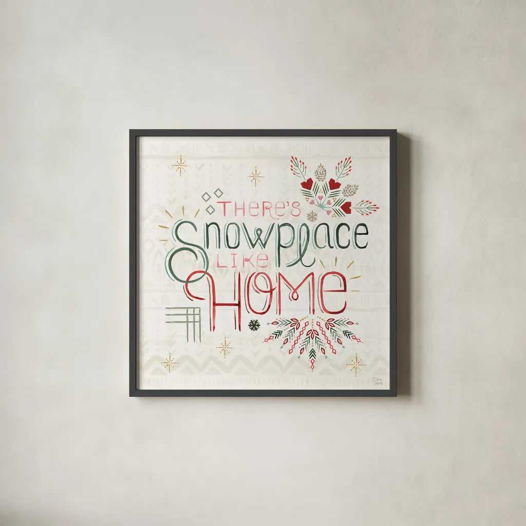 Winter Moment VIII by Dina June. Shown in a sleek black glass frame for a contemporary gallery look. Available as an archival giclee rolled canvas, fine art paper, or poster print. SKU 75250a.