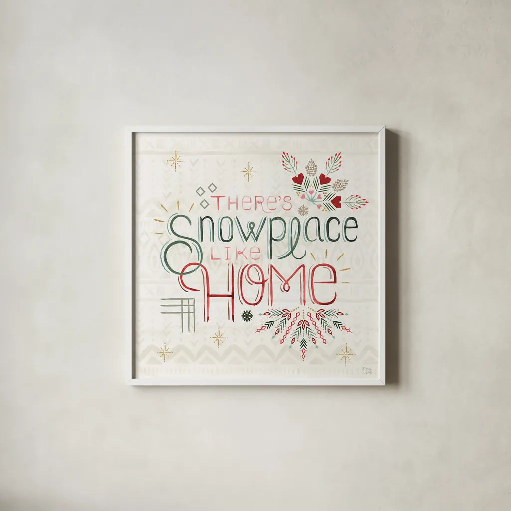 Winter Moment VIII by Dina June. Shown in a crisp white glass frame for a clean and minimalist style. Available as an archival giclee rolled canvas, fine art paper, or poster print. SKU 75250a.