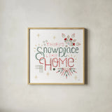 Winter Moment VIII on White by Dina June. Shown in a natural wood glass frame for a timeless modern aesthetic. Available as an archival giclee rolled canvas, fine art paper, or poster print. SKU 75442a.