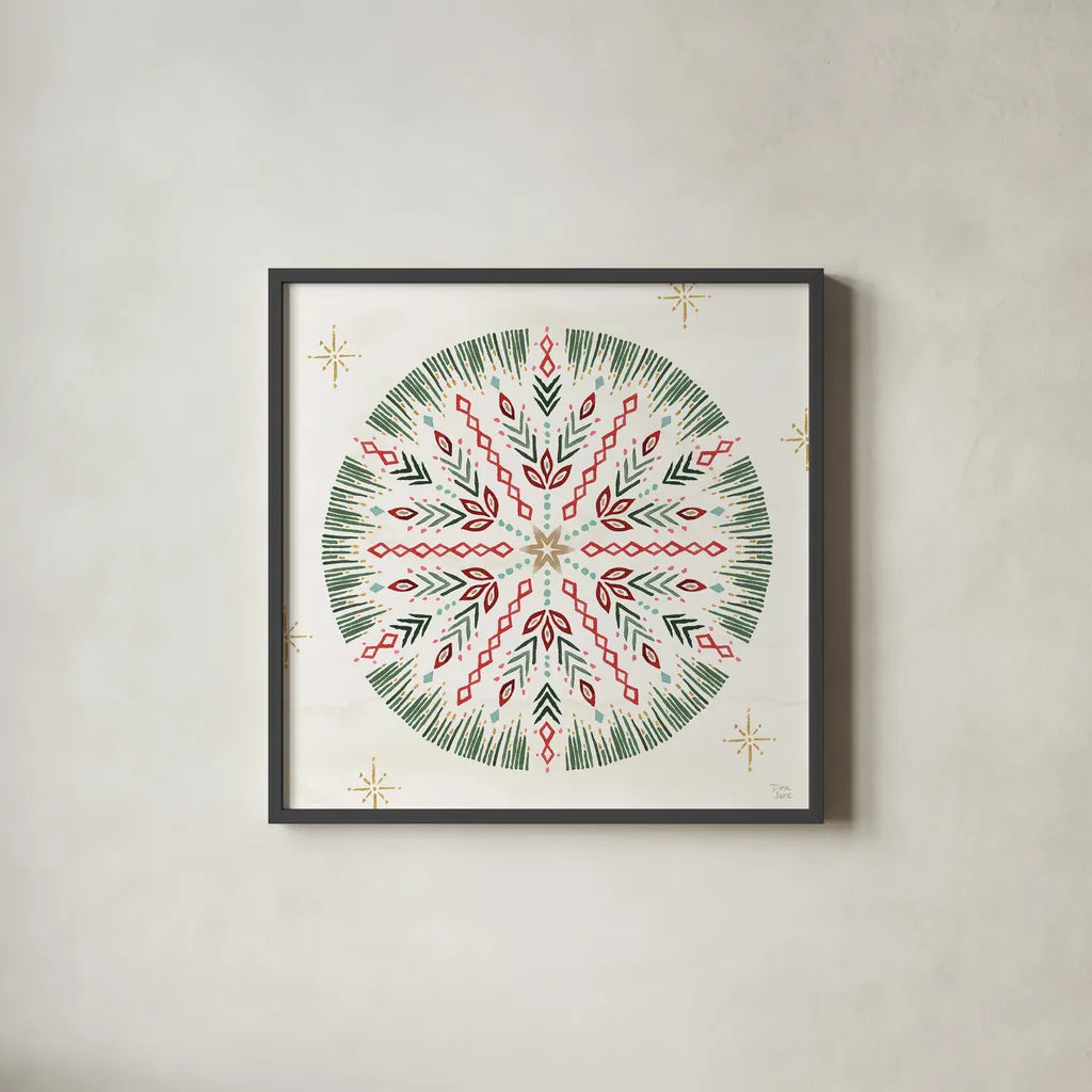 Winter Moment X by Dina June. Shown in a sleek black glass frame for a contemporary gallery look. Available as an archival giclee rolled canvas, fine art paper, or poster print. SKU 75252a.