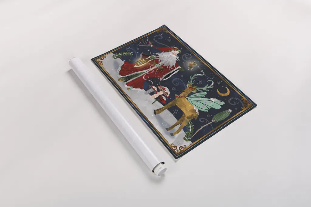 Winter Of Wonder I by Dina June. shown as a rolled paper print. Available as archival giclee rolled canvas, fine art paper, or poster print. SKU 87475i.