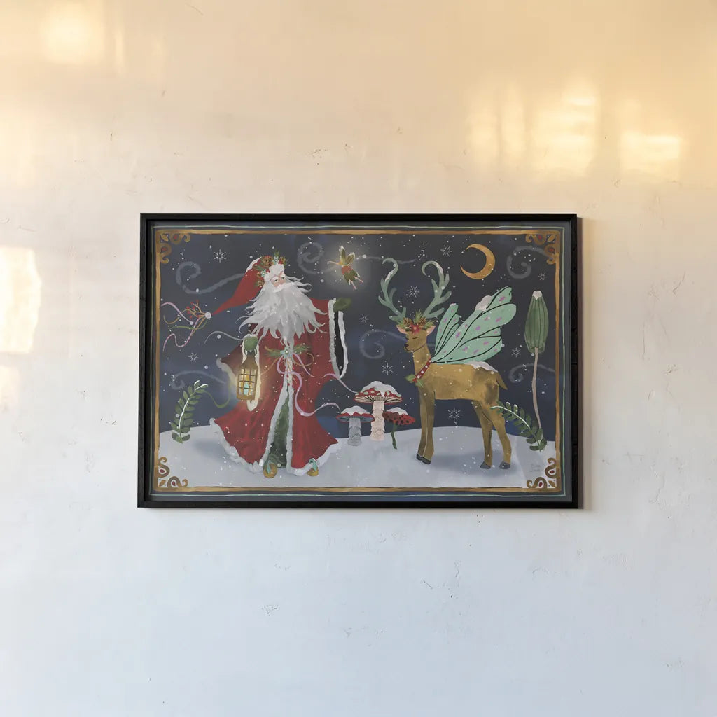 Winter Of Wonder I by Dina June. shown as a paper print in a black flame. Available as a archival giclee rolled canvas, fine art paper, or poster print. SKU 87475i.