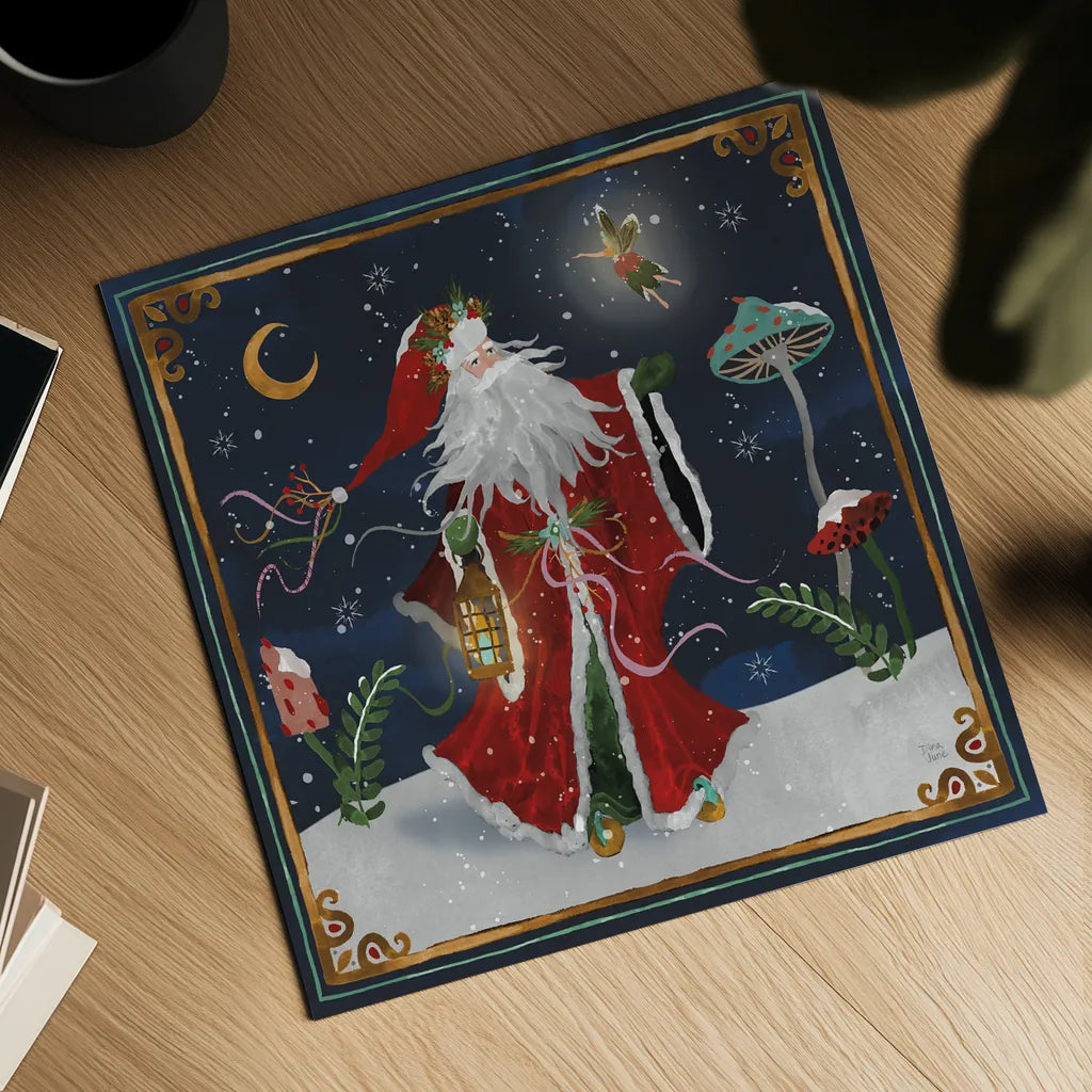 Winter Of Wonder II by Dina June. Shown as a detailed flat fine art print, highlighting archival giclee quality. Available as an archival giclee rolled canvas, fine art paper, or poster print. SKU 87476a.