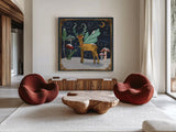 Winter Of Wonder III by Dina June. Shown as extra-large giant wall art in a modern living room. Available as an archival giclee rolled canvas, fine art paper, or poster print. SKU 87477a.