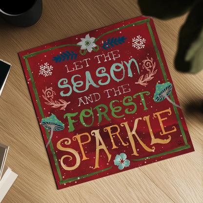 Winter Of Wonder IV by Dina June. Shown as a detailed flat fine art print, highlighting archival giclee quality. Available as an archival giclee rolled canvas, fine art paper, or poster print. SKU 87478a.