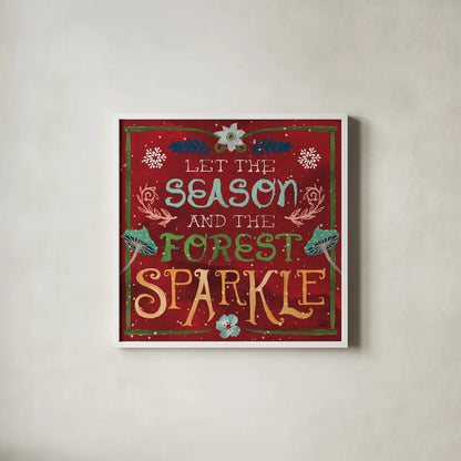 Winter Of Wonder IV by Dina June. Shown in a crisp white glass frame for a clean and minimalist style. Available as an archival giclee rolled canvas, fine art paper, or poster print. SKU 87478a.