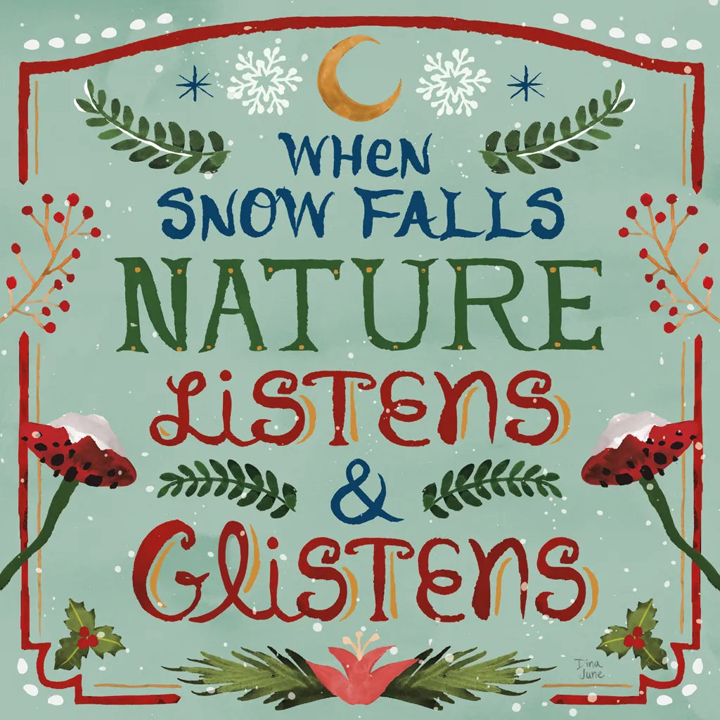 Winter Of Wonder V by Dina June. SKU 87479a. Archival Giclee Fine art print for wall decor.