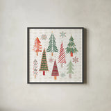 Winter Wonder I by Dina June. Shown in a sleek black glass frame for a contemporary gallery look. Available as an archival giclee rolled canvas, fine art paper, or poster print. SKU 89617a.