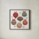 Winter Wonder III by Dina June. Shown in a sleek black glass frame for a contemporary gallery look. Available as an archival giclee rolled canvas, fine art paper, or poster print. SKU 89619a.