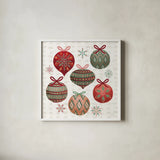Winter Wonder III by Dina June. Shown in a crisp white glass frame for a clean and minimalist style. Available as an archival giclee rolled canvas, fine art paper, or poster print. SKU 89619a.