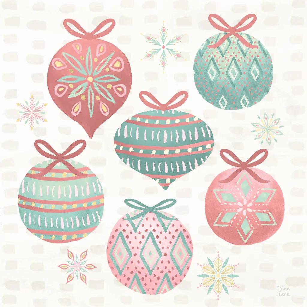 Winter Wonder III Pastel by Dina June. SKU 95282a. Archival Giclee Fine art print for wall decor.