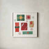 Winter Wonder IV by Dina June. Shown in a crisp white glass frame for a clean and minimalist style. Available as an archival giclee rolled canvas, fine art paper, or poster print. SKU 89620a.