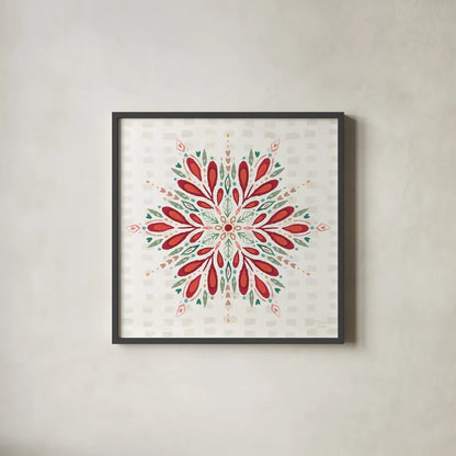 Winter Wonder VII by Dina June. Shown in a sleek black glass frame for a contemporary gallery look. Available as an archival giclee rolled canvas, fine art paper, or poster print. SKU 89623a.