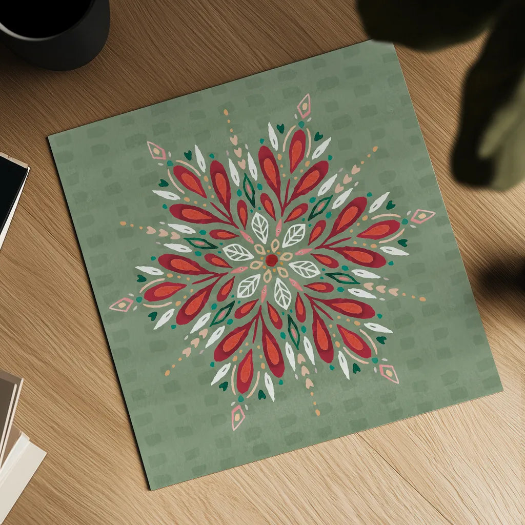 Winter Wonder VII Color by Dina June. Shown as a detailed flat fine art print, highlighting archival giclee quality. Available as an archival giclee rolled canvas, fine art paper, or poster print. SKU 89625a.