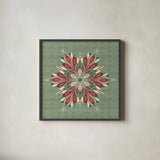 Winter Wonder VII Color by Dina June. Shown in a sleek black glass frame for a contemporary gallery look. Available as an archival giclee rolled canvas, fine art paper, or poster print. SKU 89625a.