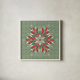 Winter Wonder VII Color by Dina June. Shown in a crisp white glass frame for a clean and minimalist style. Available as an archival giclee rolled canvas, fine art paper, or poster print. SKU 89625a.