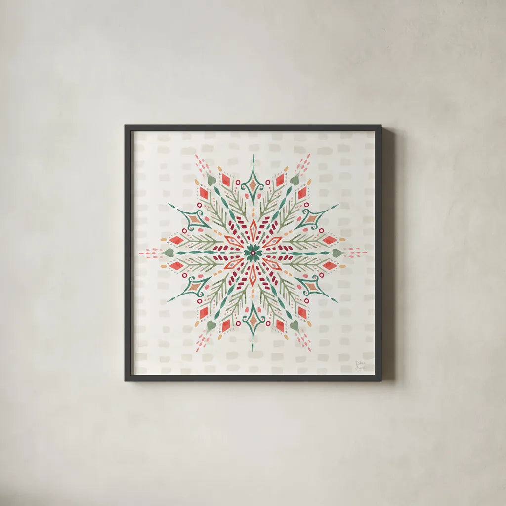 Winter Wonder VIII by Dina June. Shown in a sleek black glass frame for a contemporary gallery look. Available as an archival giclee rolled canvas, fine art paper, or poster print. SKU 89624a.