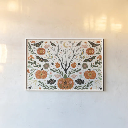 Witching Hour Wonders I by Dina June. shown as a paper print in a white frame. Available as a archival giclee rolled canvas, fine art paper, or poster print. SKU 101433i.