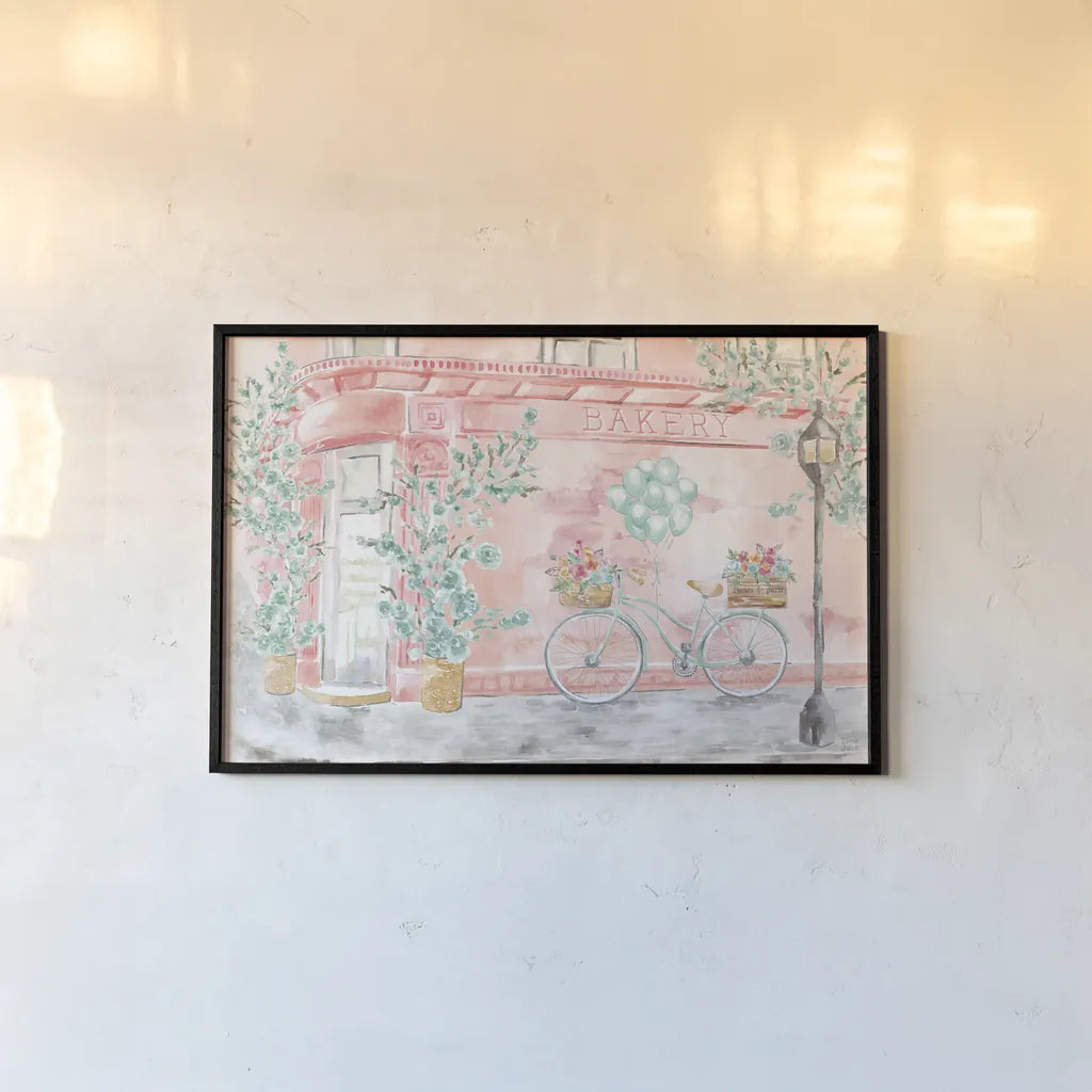 World Tour I by Dina June. shown as a paper print in a black flame. Available as a archival giclee rolled canvas, fine art paper, or poster print. SKU 69403i.