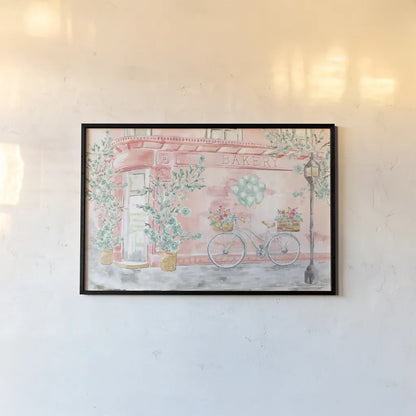 World Tour I by Dina June. shown as a paper print in a black flame. Available as a archival giclee rolled canvas, fine art paper, or poster print. SKU 69403i.