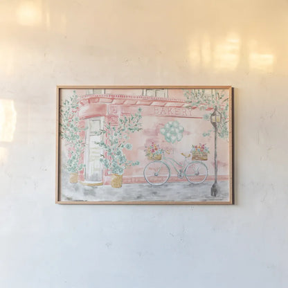 World Tour I by Dina June. shown as a paper print in a natural frame. Available as a archival giclee rolled canvas, fine art paper, or poster print. SKU 69403i.