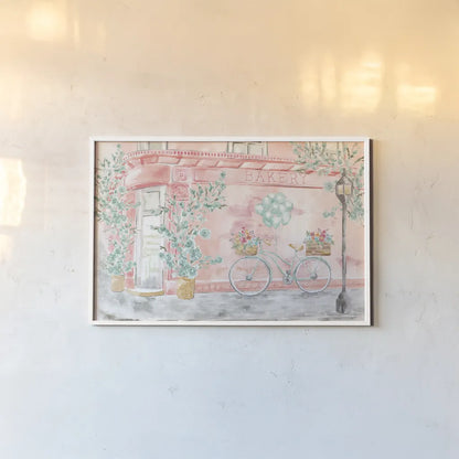 World Tour I by Dina June. shown as a paper print in a white frame. Available as a archival giclee rolled canvas, fine art paper, or poster print. SKU 69403i.