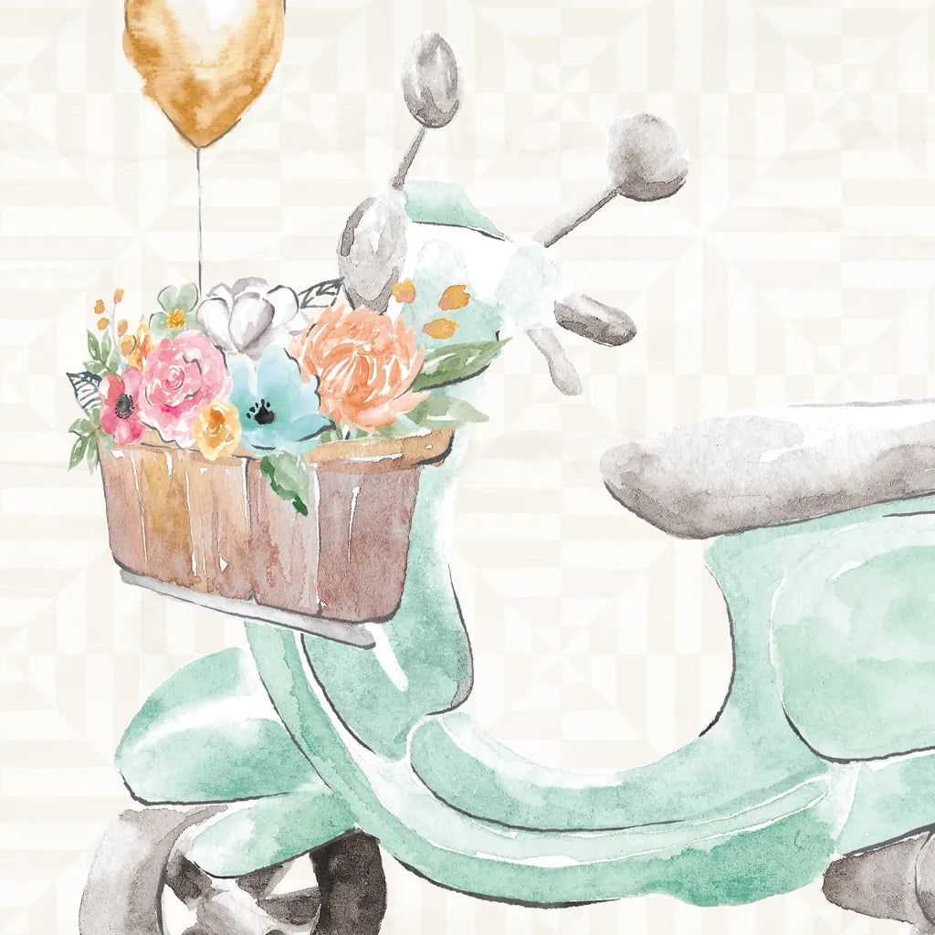 World Tour IX by Dina June. SKU 69411a. Archival Giclee Fine art print for wall decor.