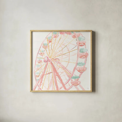 World Tour VII by Dina June. Shown in a natural wood glass frame for a timeless modern aesthetic. Available as an archival giclee rolled canvas, fine art paper, or poster print. SKU 69409a.