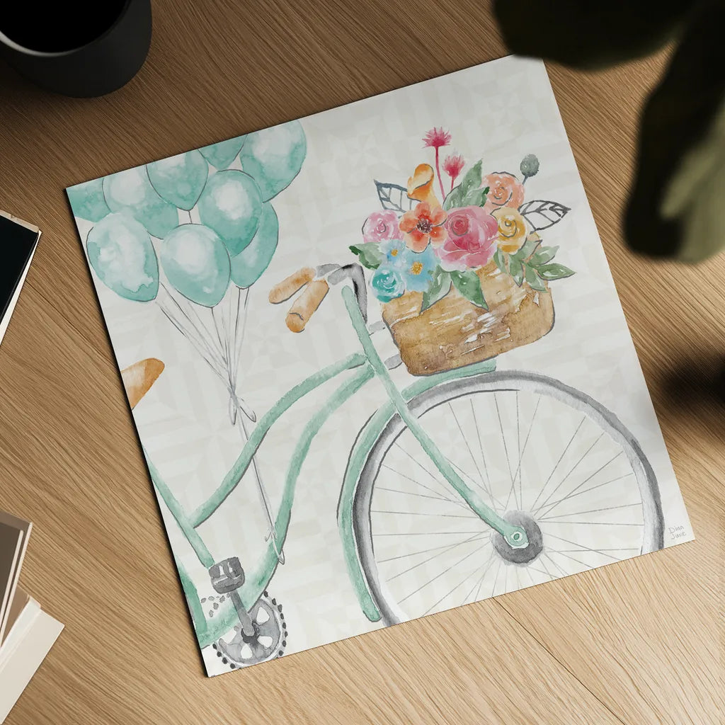 World Tour VIII by Dina June. Shown as a detailed flat fine art print, highlighting archival giclee quality. Available as an archival giclee rolled canvas, fine art paper, or poster print. SKU 69410a.