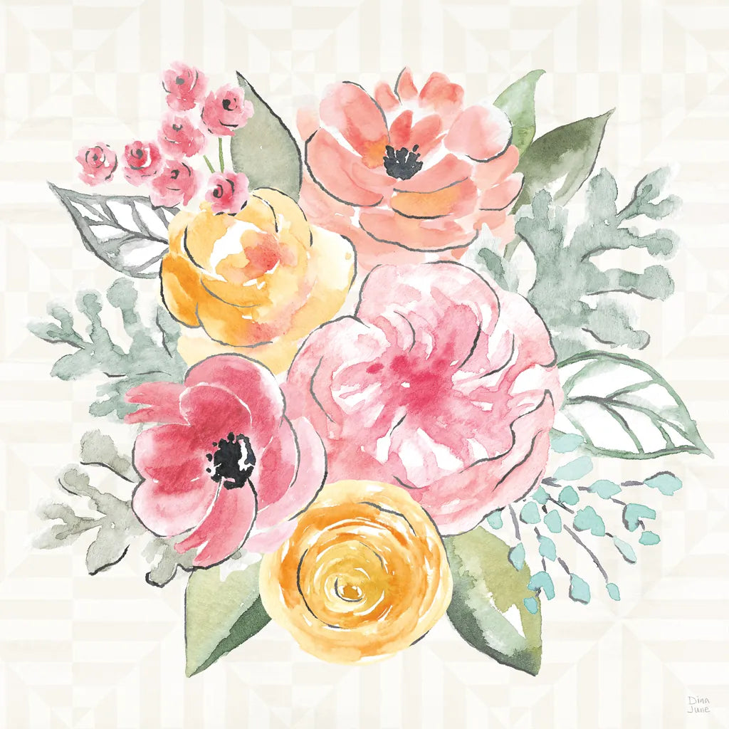 World Tour XII by Dina June. SKU 69414a. Archival Giclee Fine art print for wall decor.