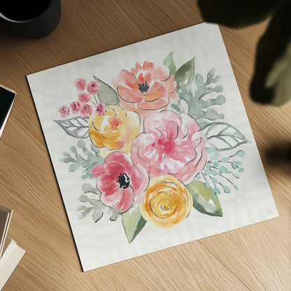 World Tour XII by Dina June. Shown as a detailed flat fine art print, highlighting archival giclee quality. Available as an archival giclee rolled canvas, fine art paper, or poster print. SKU 69414a.