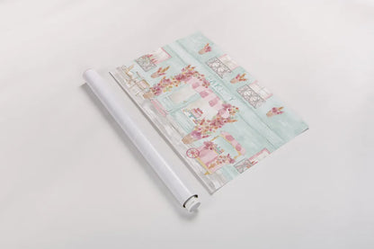 World Tour XIV by Dina June. shown as a rolled paper print. Available as archival giclee rolled canvas, fine art paper, or poster print. SKU 70420i.