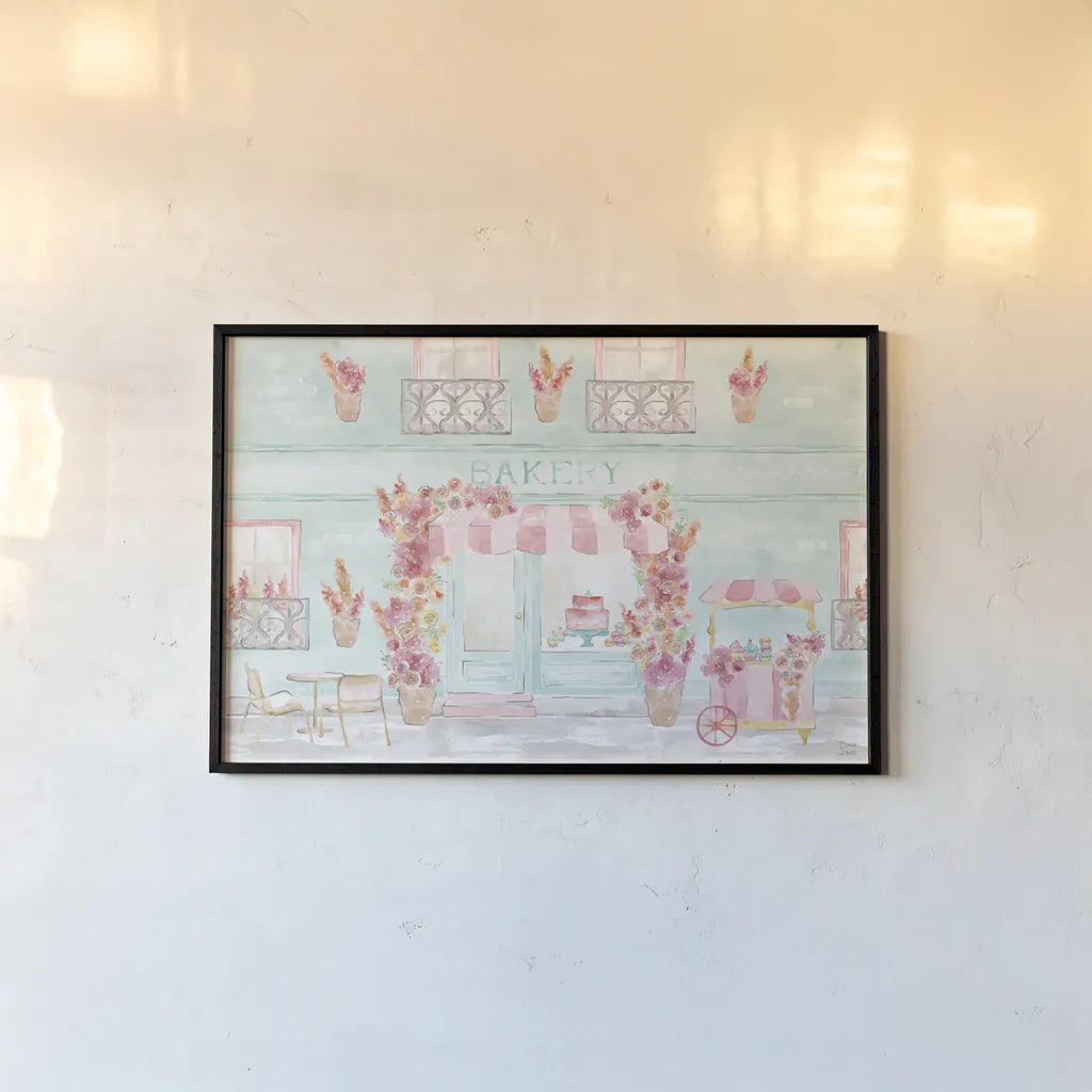 World Tour XIV by Dina June. shown as a paper print in a black flame. Available as a archival giclee rolled canvas, fine art paper, or poster print. SKU 70420i.