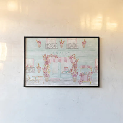 World Tour XIV by Dina June. shown as a paper print in a black flame. Available as a archival giclee rolled canvas, fine art paper, or poster print. SKU 70420i.