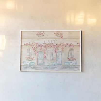 World Tour XV by Dina June. shown as a paper print in a white frame. Available as a archival giclee rolled canvas, fine art paper, or poster print. SKU 70421i.