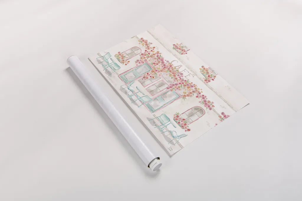 World Tour XV White by Dina June. shown as a rolled paper print. Available as archival giclee rolled canvas, fine art paper, or poster print. SKU 70487i.